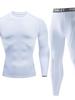 Men's 2025 Summer Outdoor Sports Long Sleeve Tight Fit Running & Cycling Set