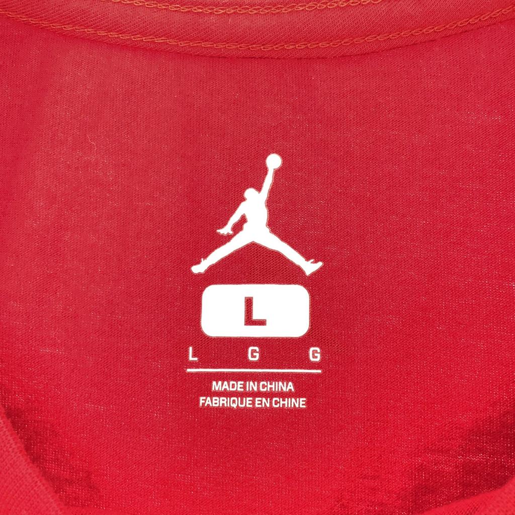 Nike Jumpman Logo Short Sleeve TOKYO T-shirt L Red Men's Used