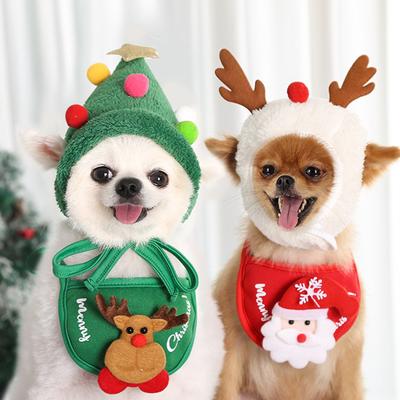 Pet Christmas Tree Hat Unique Reindeer for Small Medium Dog Hat Christmas Reindeer Star Pet Christmas Costume