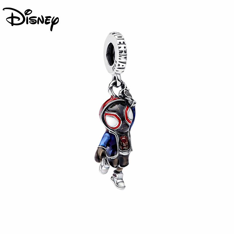 Disney 925 Silver Red Spider Ratatouille Charms Bead Earrings Bracelet Fit Original Bracelets DIY Birthday Jewelry Gift