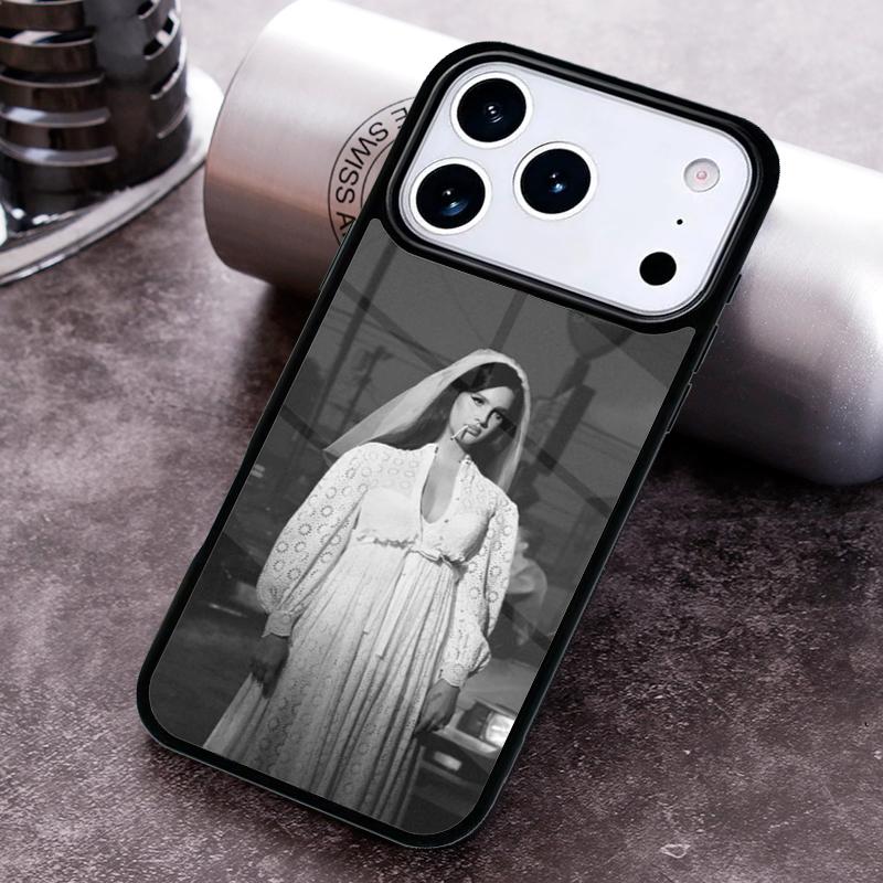 L-ana Del Rey Singer Phone Case for iPhone 17 16 15 Pro Max Air 14 13 12 11 Plus Shockproof Capa Cover