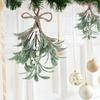 Artificial Christmas Mistletoe Plant Artificial Mistletoe Fake Sprigs Bunches Stems Festive Fake Flowers Durable Christmas Decor