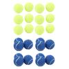 12 Pack Tennis Balls Rubber Felt Pressure Training Tennis Balls Practice Balls with Storage Bag for 