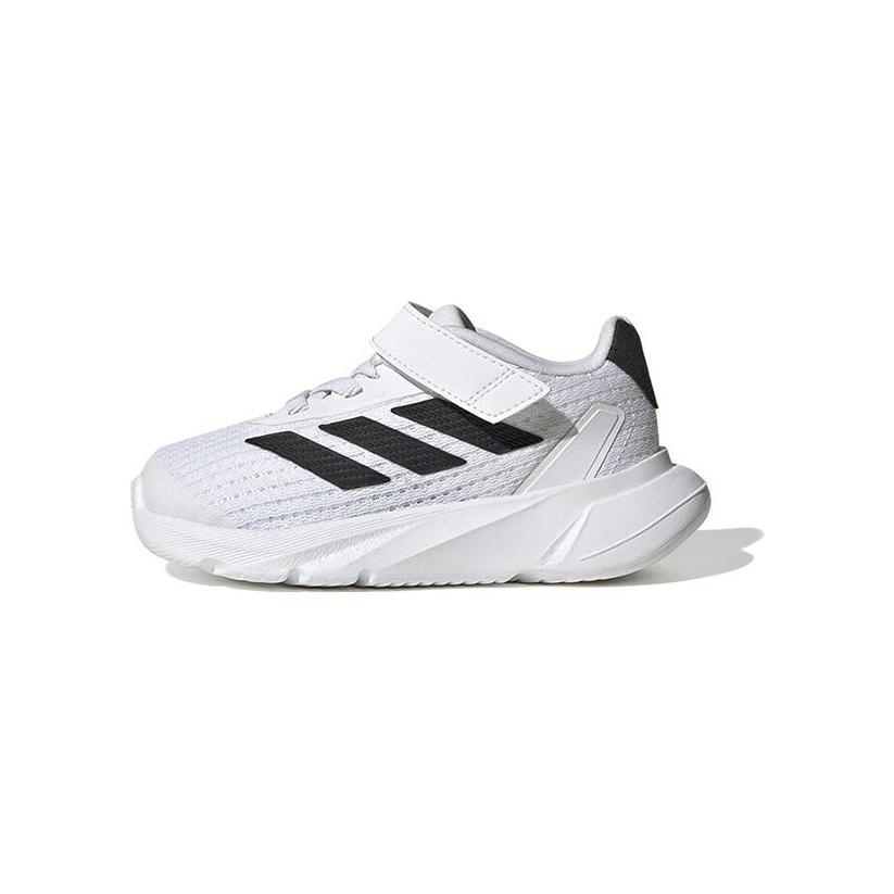 New Adidas Duramo Sl EL Cushioning Wear-Resistant Low-Top Toddler Shoes White Infant And Toddler IG2434