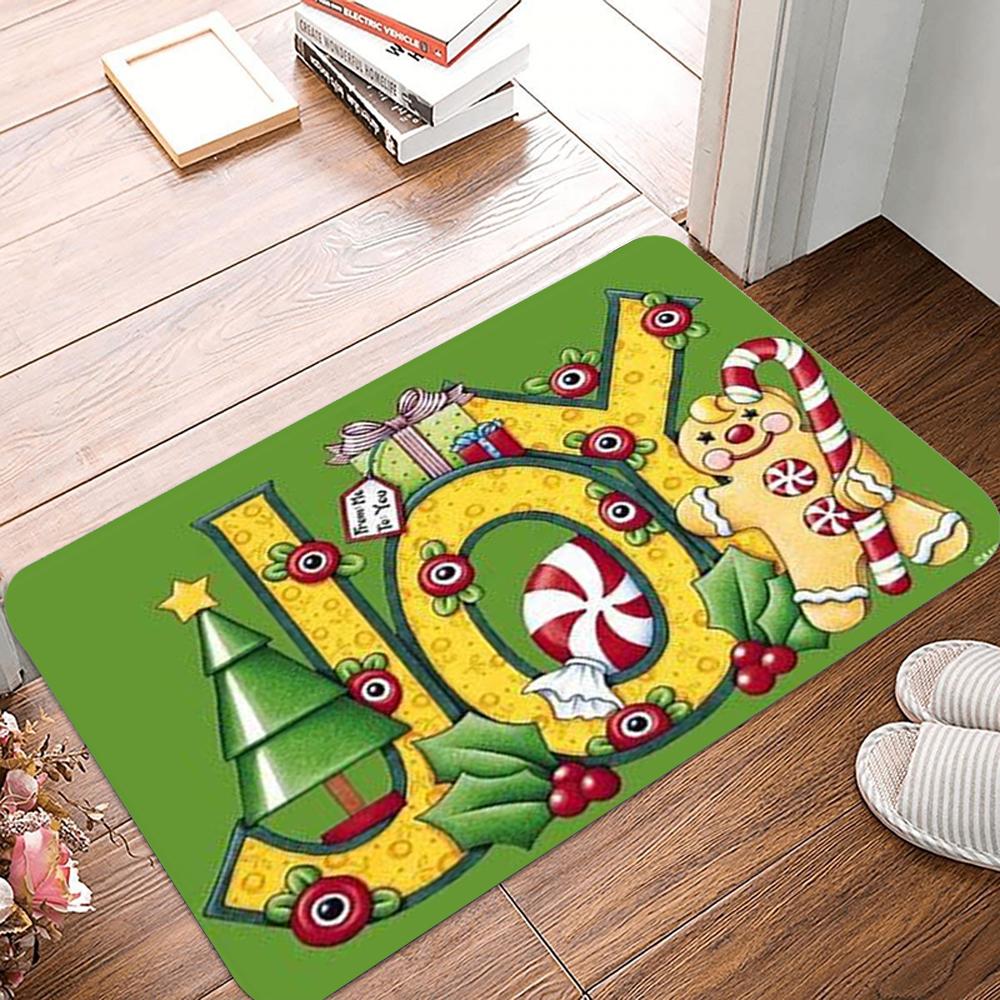 Christmas Door Mat Santa Claus Outdoor Carpet Merry Christmas Decorations For Home 2025 Navidad Xmas Ornament New Year 2026