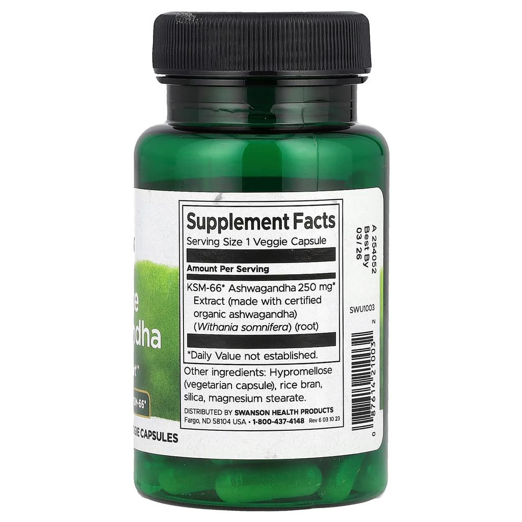 Ultimate Ashwagandha, 250Mg, 60 Veggie Capsules