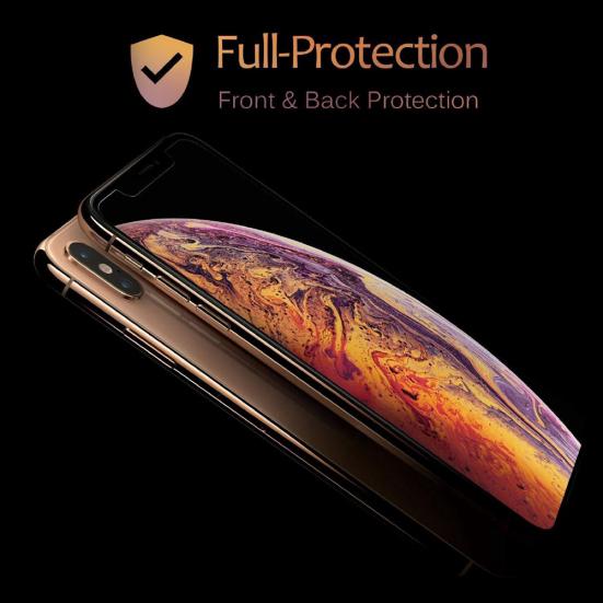 Front Rear Tempered Film Cover for Glass Protective iPhone 7 8 Plus X