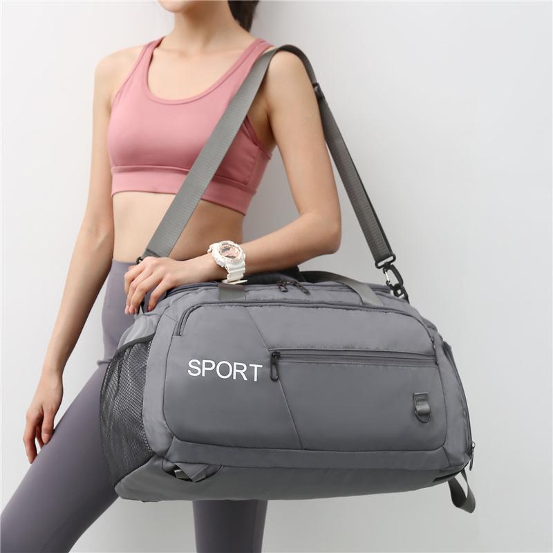 Travel Bag Yoga Fitness Training Bag Shoulder Short Business Trip Boarding Bag Outdoor Sports Birth Waiting Bag