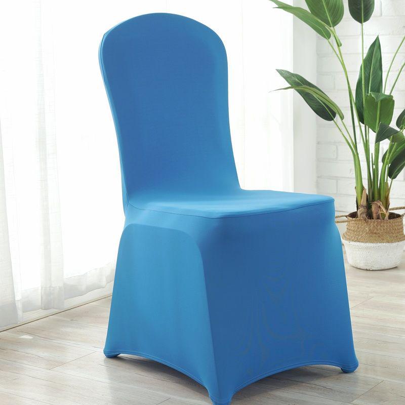 Universal Stretch Chair Cover - Solid Color, Thickened for Hotel, Restaurant, Wedding, Banquet