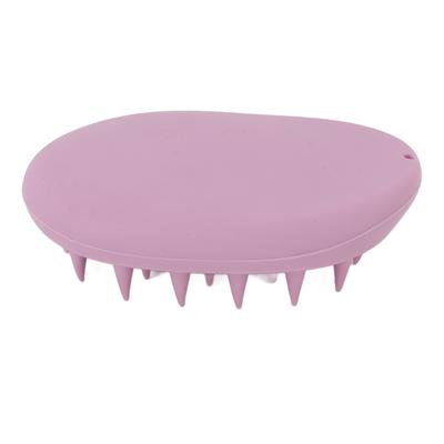 3pcs Oval Shape Hair Brush Silicone Elastic Wide Teeth Shampoo Brush for Hair Washing Cleaning