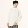 MINISO Men's Half-High Collar Fleece-Lined Sweater