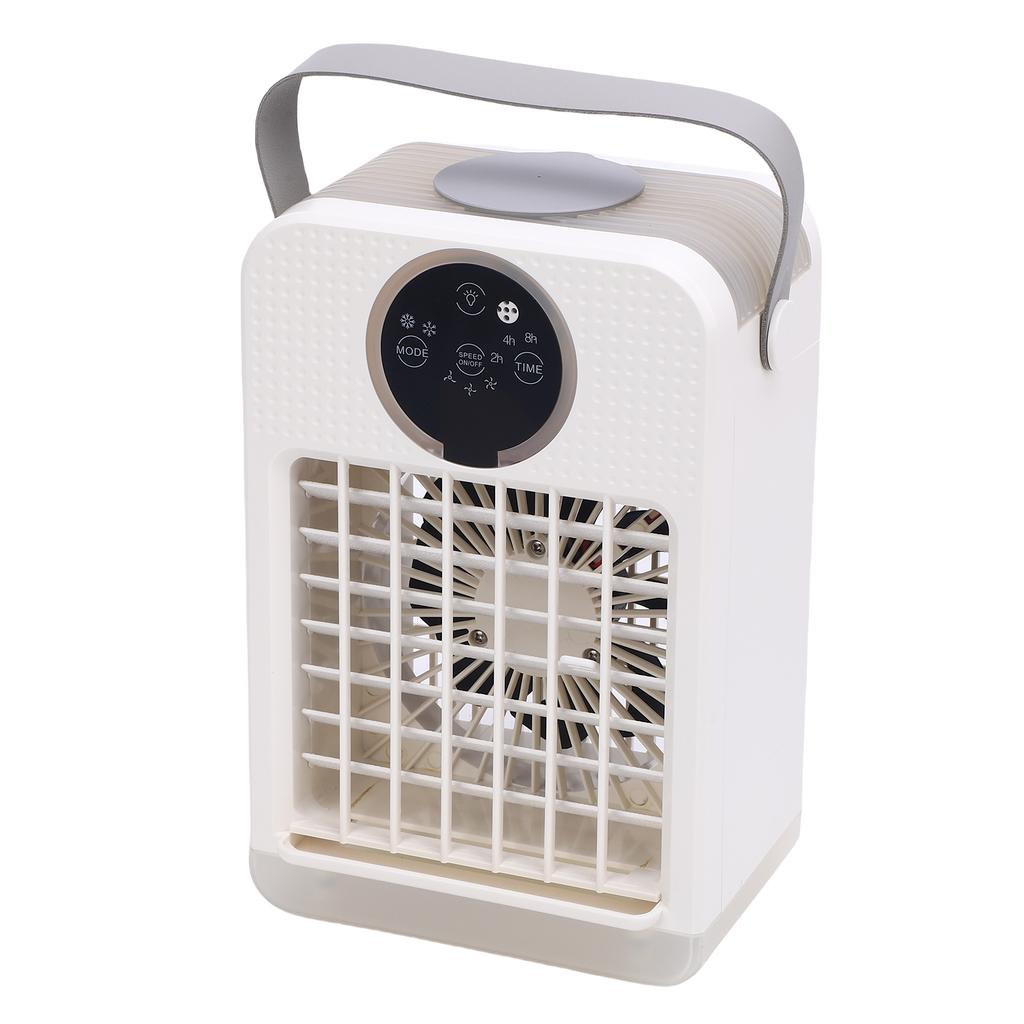 Evaporative Air Cooler 700ML Water Tank 7 Color Light USB Low Noise Portable Air Conditioner Fan