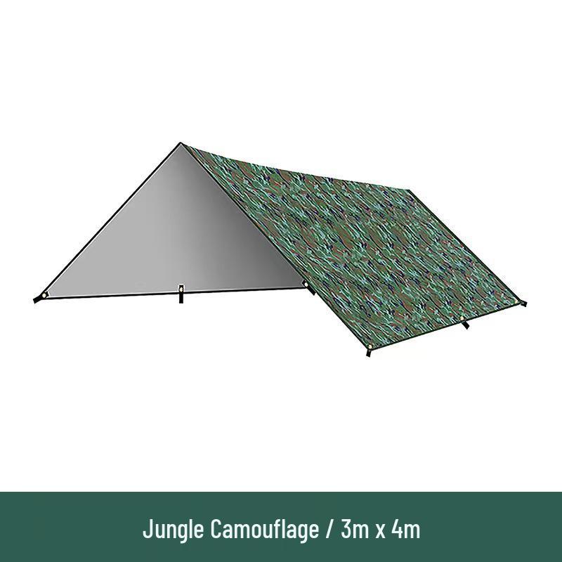 Portable Outdoor Sunshade Rainproof Tent Tarp for Camping and Beach