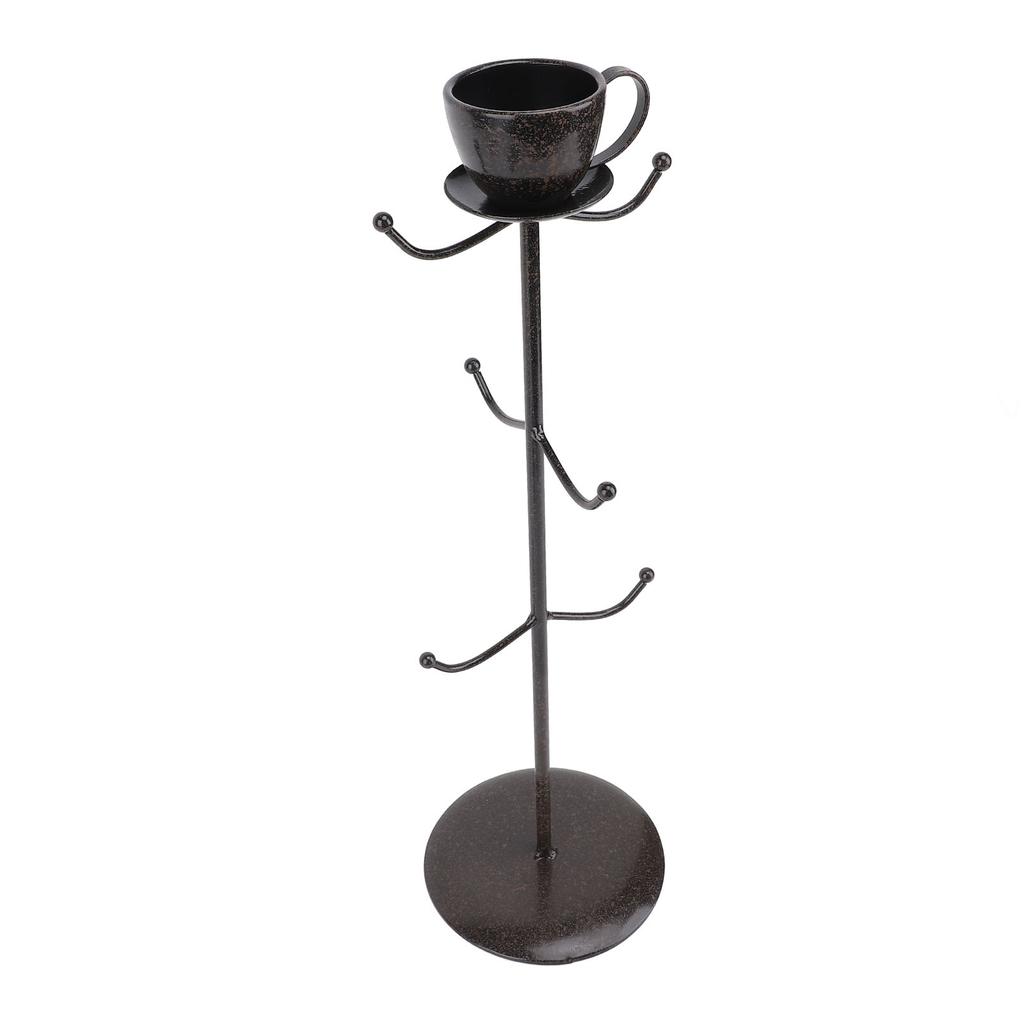 Mug Holder Tree Countertop Coffee Cup Rack Stand Metal with Base Kitchen Home Organizer