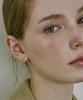 Akarki 14K Rune Pearl One-Touch Ring Earrings
