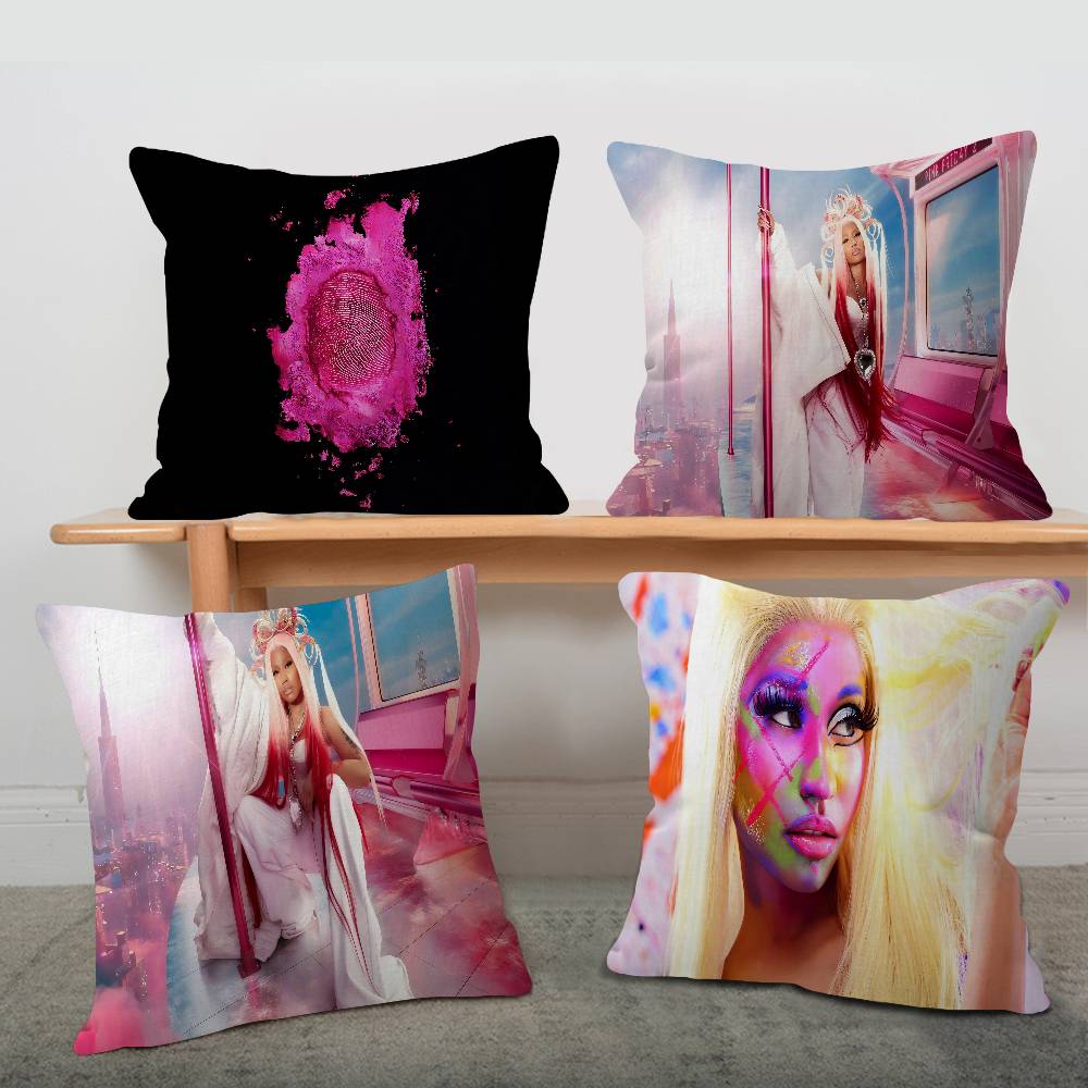 Nicki Minaj Rap Sexy Pillow Gifts Home Office Furnishings Bedroom Sofa Car Cushion Cover Case 45x45cm