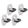 4 Peças Placa de Batente da Fechadura da Porta 8057070N00 Metal À Prova de Arranhões Resistente a Impactos para Elgrand Skyline R32 200 SX S14 Pulsar