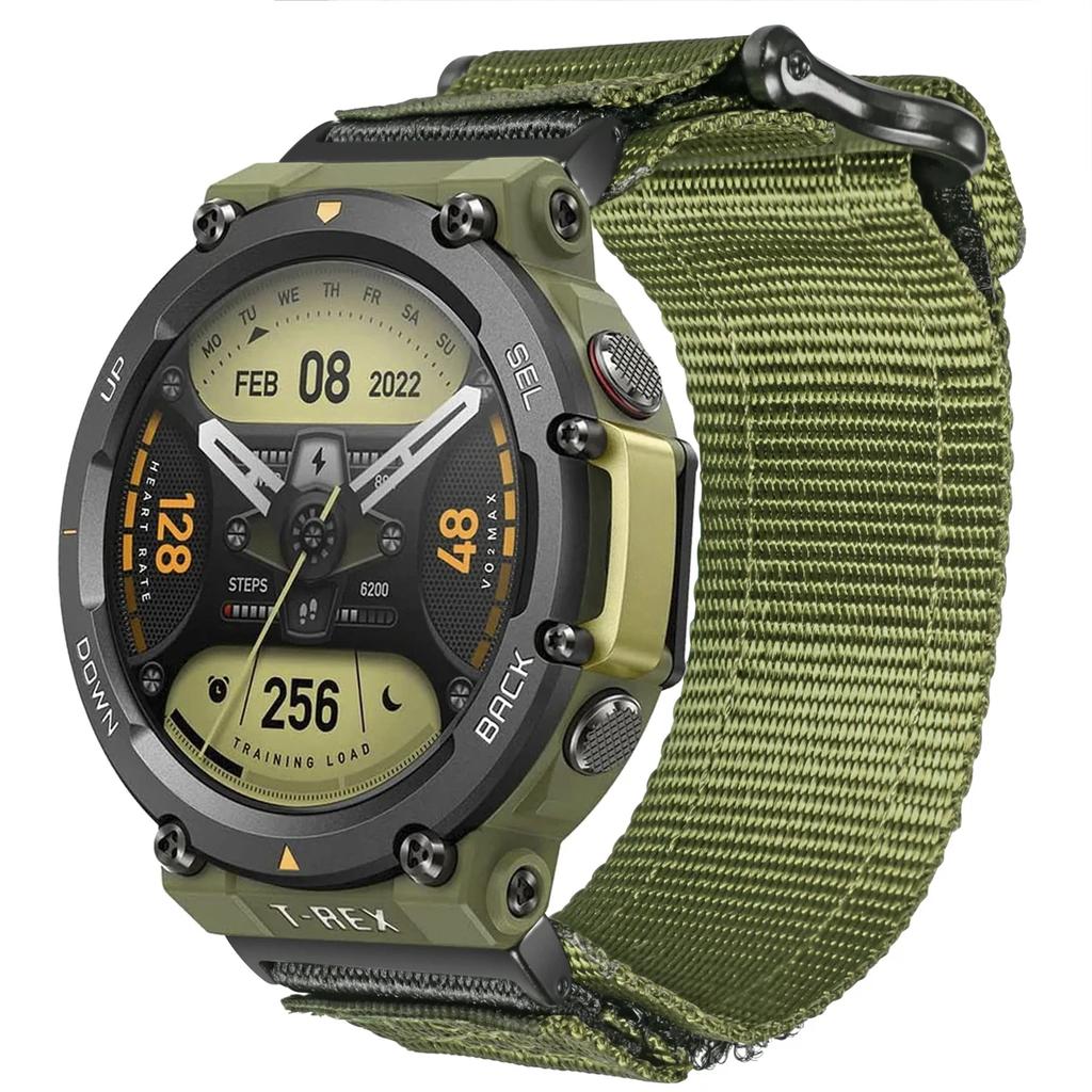 Nylon Schlaufenband für Huami Amazfit T-rex 2 3 Ultra Uhrenarmband für Amazfit Trex Pro T Rex Tyrannosaurus Smartwatch Sport Armband