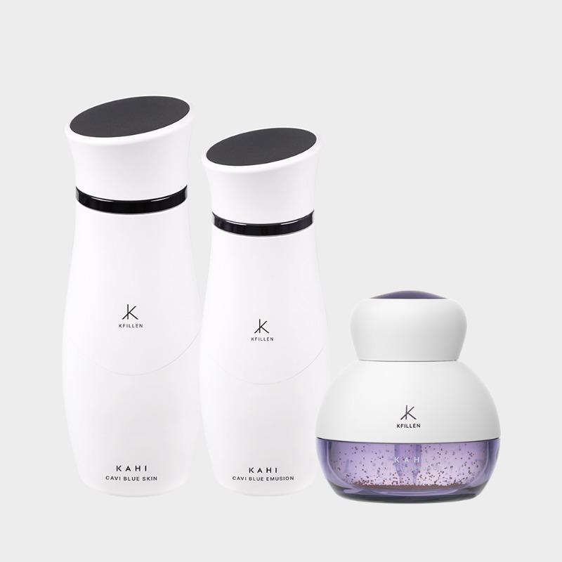 Hi, Caviar Blue Oil 3 Types Skin + Emulsion + Serum Oil