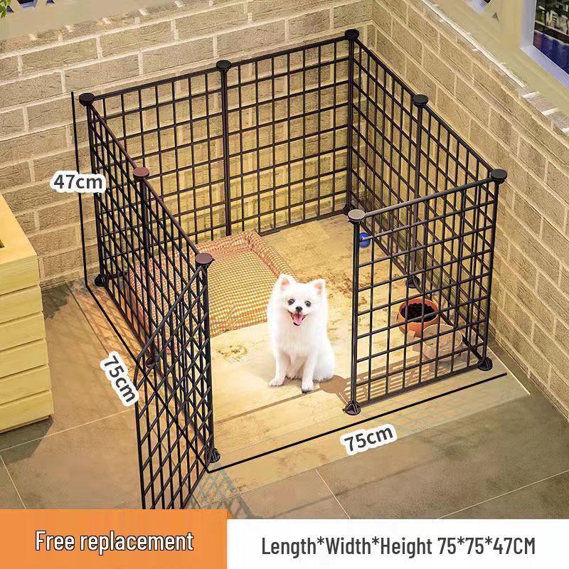 Indoor Small Dog Gate for Bichon, Corgi, Chihuahua Fence Style Cage