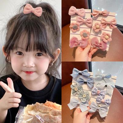 Colorful Elastic Hair Band for Girls - Durable Bow Hair Ring and Headdress
