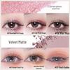 NOVO5834 Micro Dream Matte & Shimmer Two-Color Pigmented Eyeshadow Palette - Long-Lasting Daily Makeup.