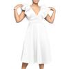 Women's New Deep V-neck Sexy Big Swing Banquet Dress Dress Dress