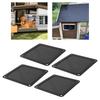 4PCS PC Fan Dust Filter Magnetic Frame 120mm PVC Computer Cooler Fan Dust Filter Mesh Grills for Chicken Coop Vent Fan