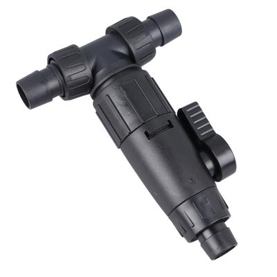 Aquarium Water Change Valve 3 Way Water Control Valve Fish Faucet Nozzles Connectors for 12mm 16mm Hose Plastic Lightweight Portable Easy To