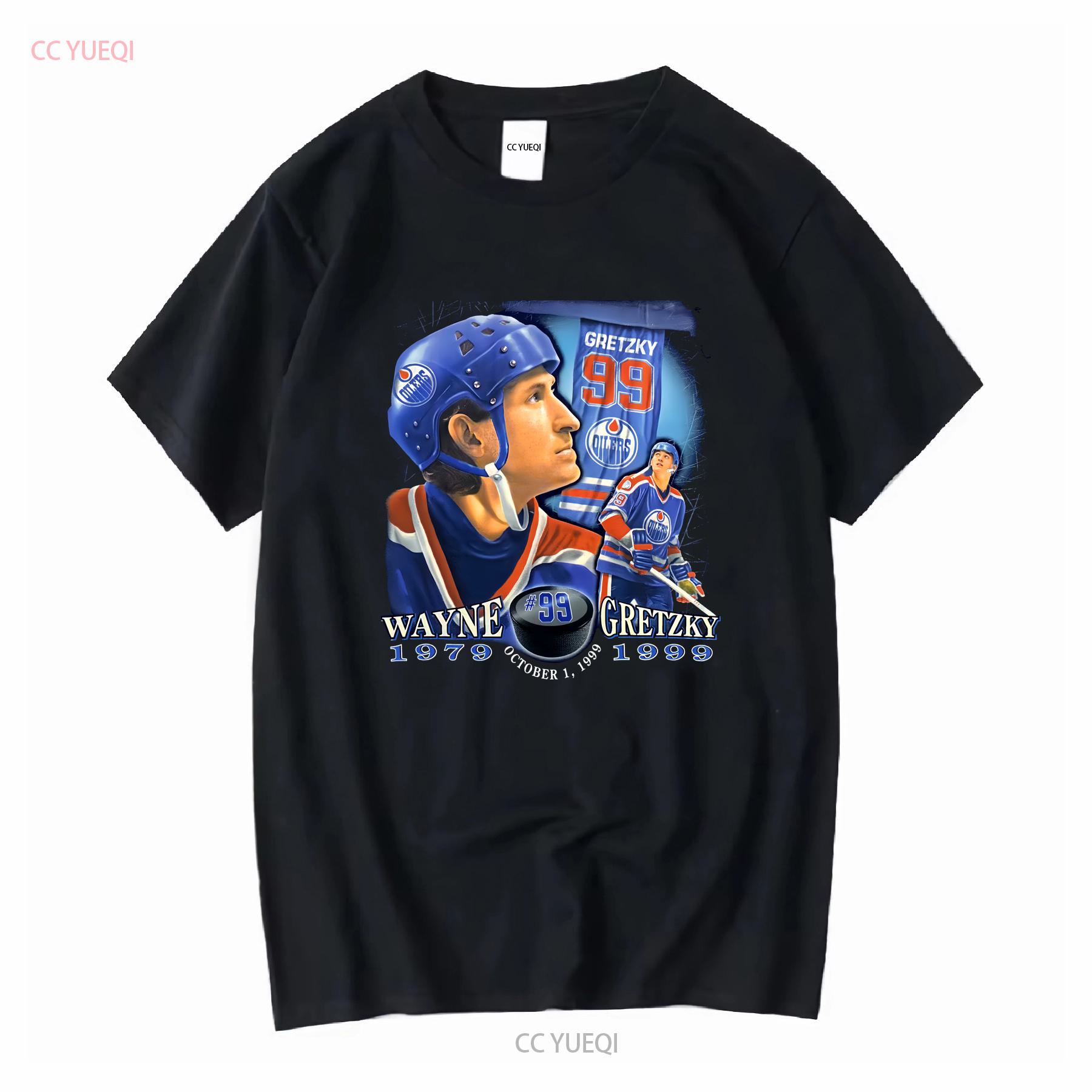 

Wayne Gretzky Hockey Legend T Shirt Size S To 4XL Black men U1197 vintage Washed Soft Stylish Casual homme Stretched 4XL