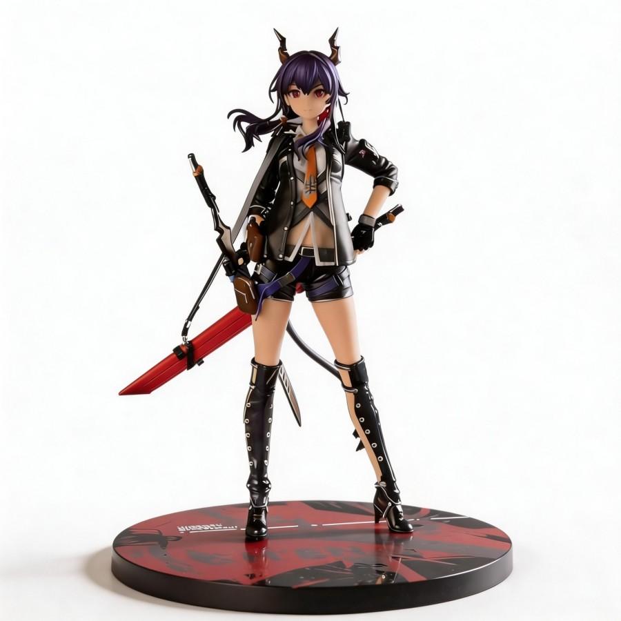 Anime Arknights Chen Action Figure Collectible Model Toy 26cm, High Quality, Detailed Craftsmanship