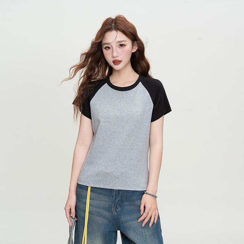Summer Women's Short Sleeved T-shirt, Women's Outdoor Sports Short Sleeved Top