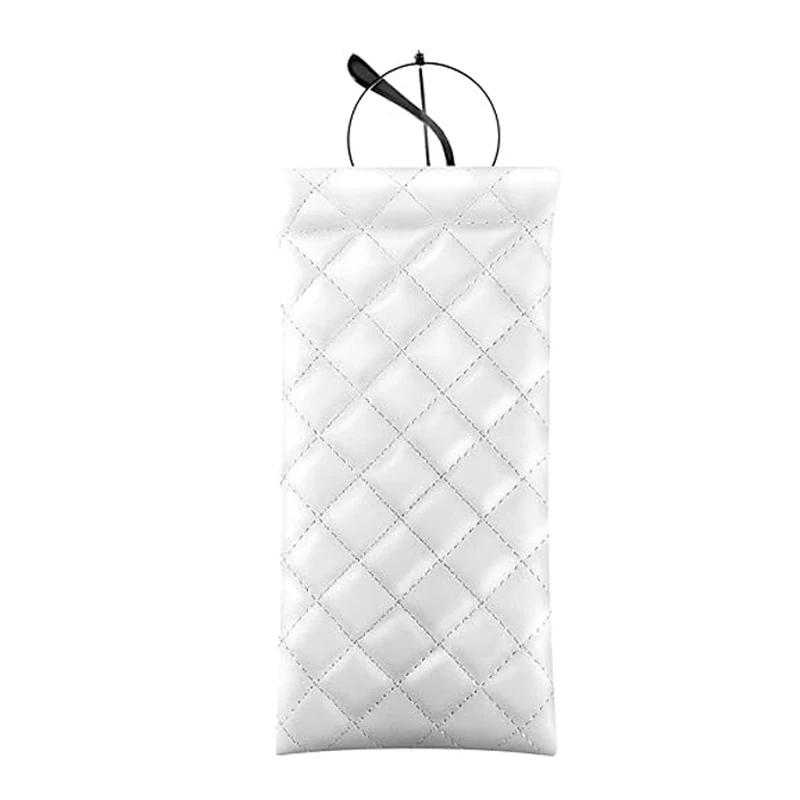 Soft Sunglass Case Eyeglass Case Women Sunglasses Pouch Squeeze PU Leather Portable Eyeglasses Pouch Sunglasses Sleeves