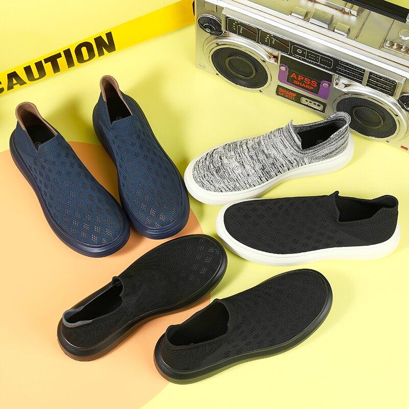 Pantofi de tenis pentru mers pe jos pentru bărbați Sport ușoare Pantofi sport ocazional Mocasini ușoare și confortabili