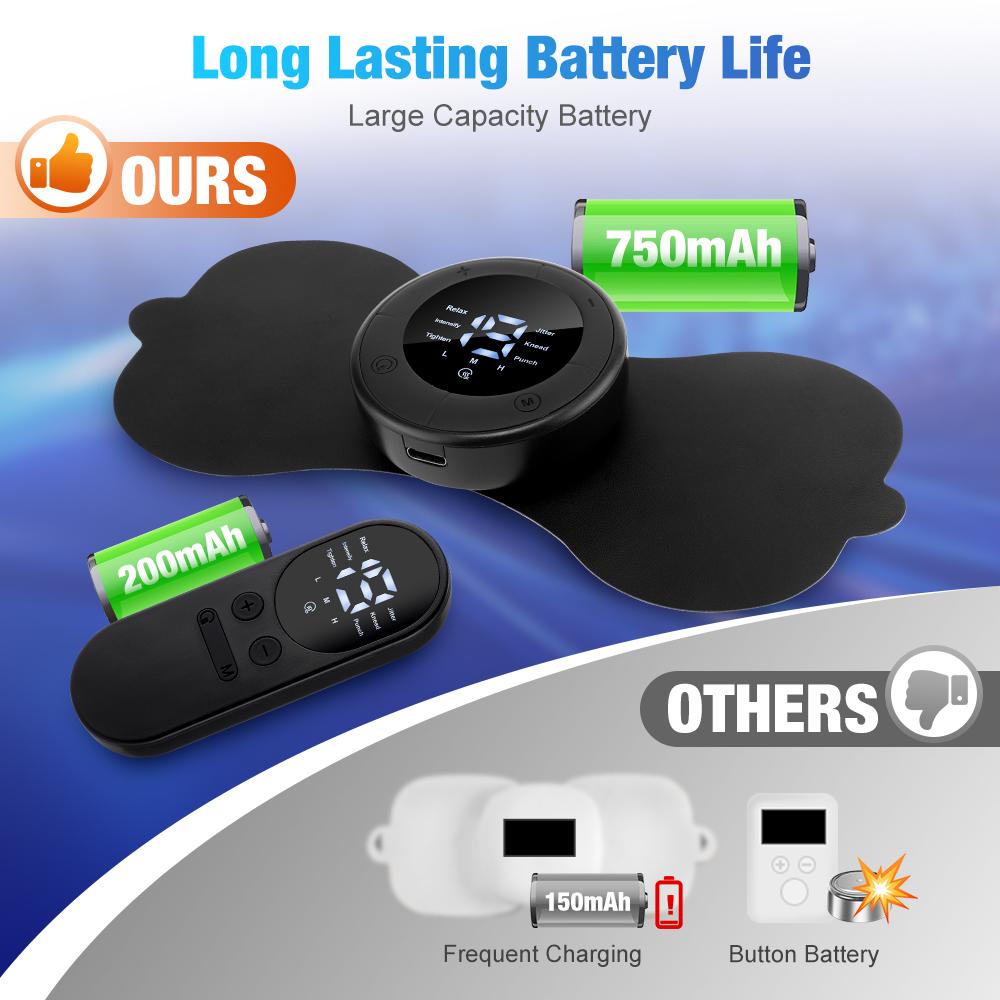 EMS Neck Massager Mini Zervikale Zurück Muscle Pain Relief Patch Massageador Stimulator Matte Tragbare Bein Körper Gesundheit Pflege Werkzeug