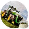 Oblat pentru Tort Model Tractor 20 Cm - Vegan, Fără Gluten, Rotund, Tăiat