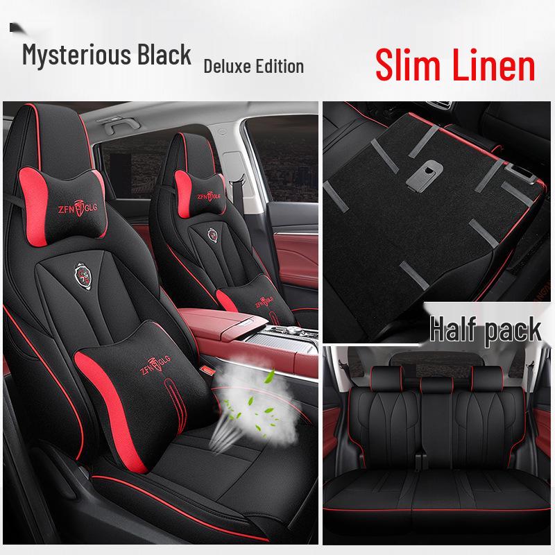 ZFL Leather Sports Seat Cushion for Changan CS75PLUS - All-Season Car Seat Cover