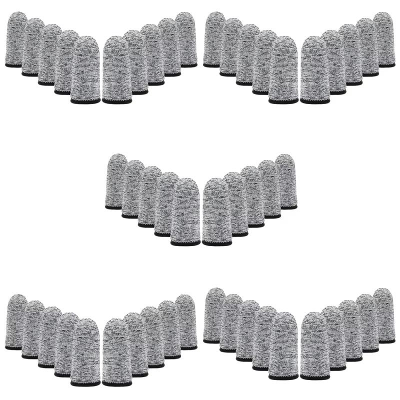 Level 5 Anti-Cut Finger Cover High-Strength Safety Flexible Anti Cut Fingertip Gloves Kitchen Tool Reusable and Durable