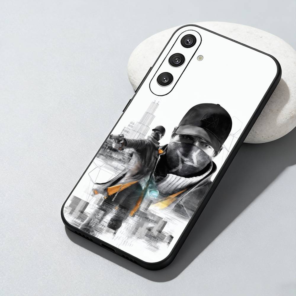 

The Fox Aiden Pearce W-Watch D-Dogs Phone Case For Samsung Galaxy A73,A72,A71,A70,A52,A51 Others Soft Black Cover Samsung a71 5g