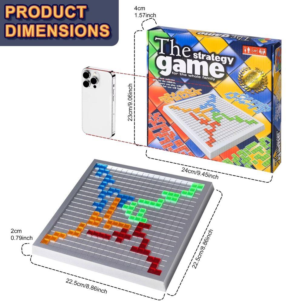 Squares Game Jigsaw Russia Puzzle Block 4-Person Blokus Board Game  Intelligence Game