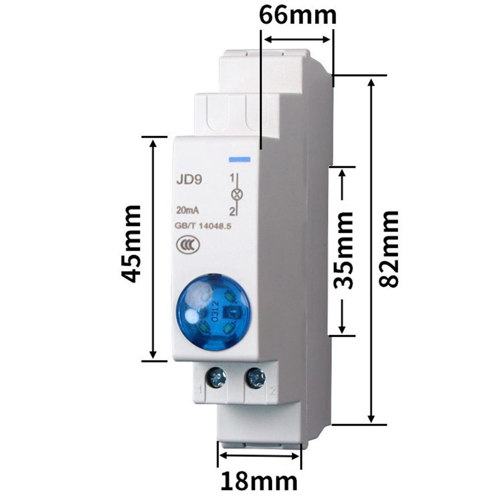 Accident Signals For Circuit Control Systems AC/DC 24V Indication Lights Flame Retardant Plastic Long Working Life 30000h