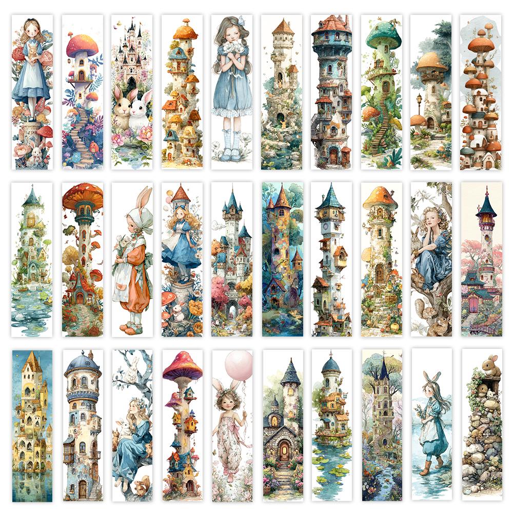 

32 шт., Закладки «Ретро-мечта», Сезон «Снова в школу», Рождество, Хэллоуин, Подходят для учителей, читателей и в качестве подарков на день рождения.