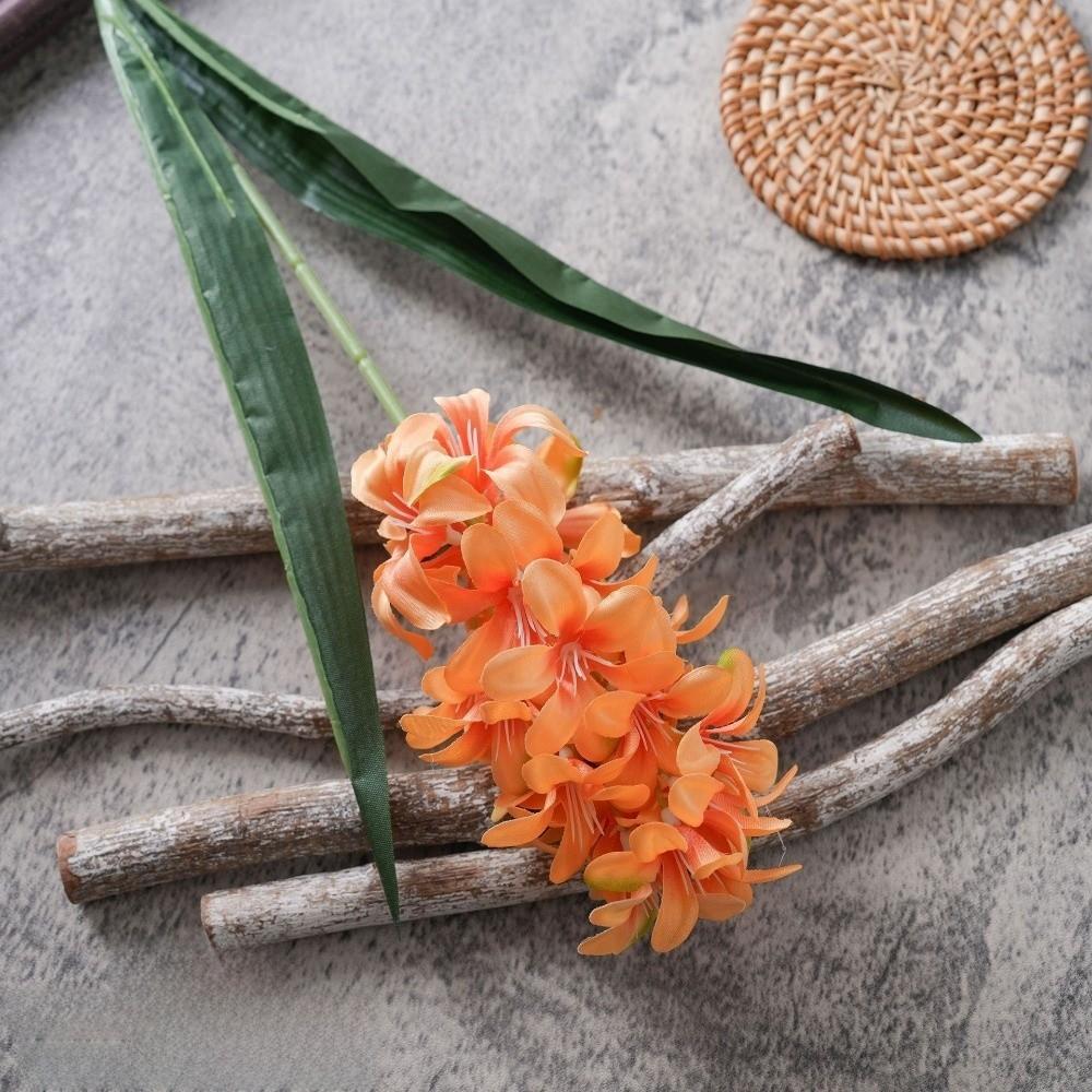 Pink Artificial Hyacinth Flowers Floral Display Decorative Artificial Faux Plants Simulation Fake Silk Flower Flower Arrangement
