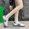 Large Size Autumn and Winter New Casual Flat Color Matching Retro Sports Velvet Board Shoes White Shoes Women