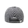 Women's Autumn/Winter Houndstooth Plaid Baseball Cap - Korean Style Fashion, Casual, Versatile, Outdoor Warm Hat.