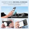 For vivo X200 Pro 5G Case Compatible with MagSafe Hidden Kickstand Skin-Feel Matte PC TPU Phone Back Cover