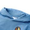 Blue and Pale Yellow Hooded Sweatshirt for Children 92/104/116/128/140