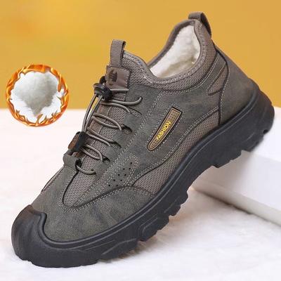 Men's Winter Warm Hiking Outdoor Snow Boots Anti Slip and Comfortable Shoes