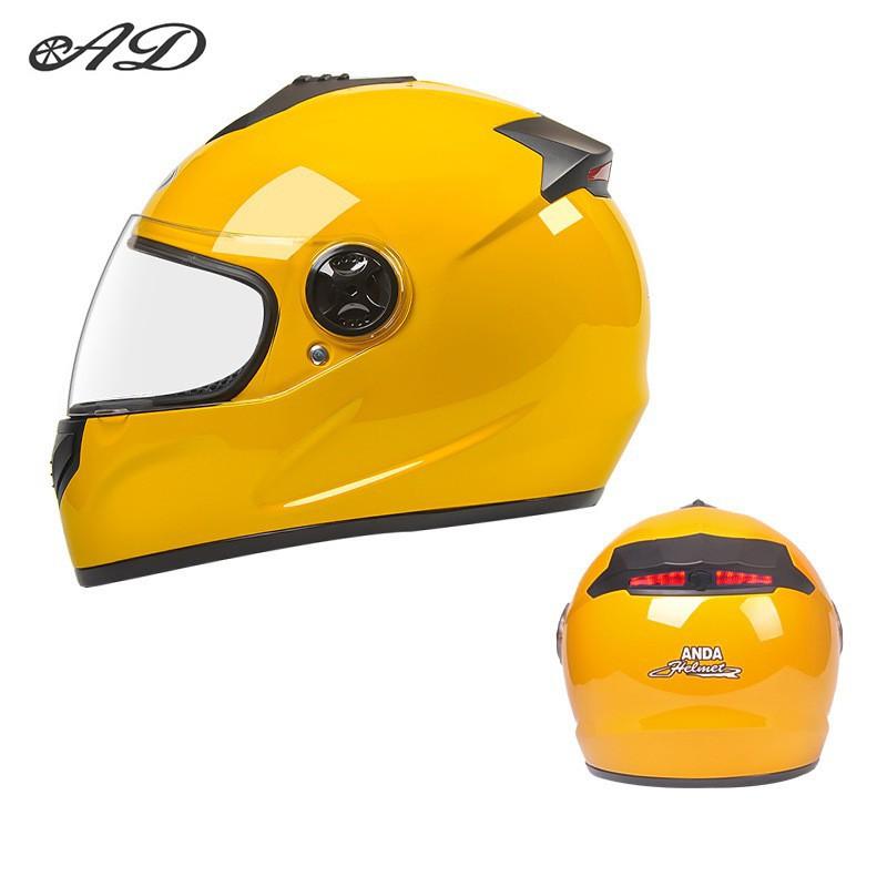 

AD Factory Universal-purpose Motorcycle Helmet Men Women All Seasons Full Riding Off-road Safety Hat жовтий