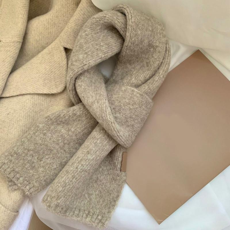 Korean Scarf Lightweight Warm Winter Wear Neck Wrap For Women Men